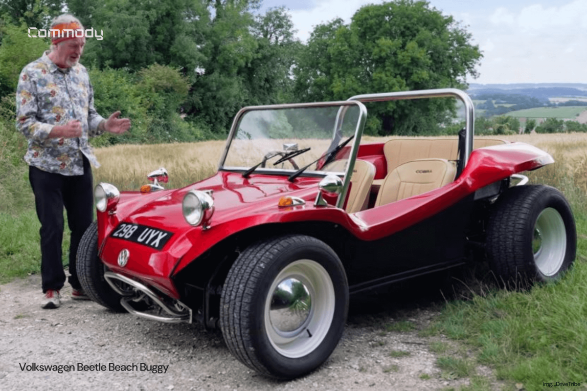 James May with his Volkswagen Beetle Beach Buggy