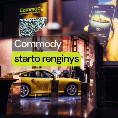 Commody starto renginys Vilniuje