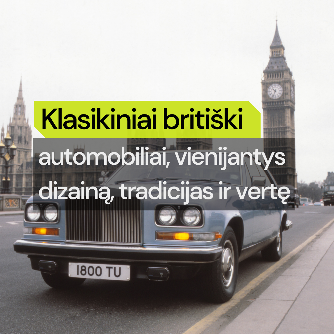 Klasikiniai britiški automobiliai, vienijantys dizainą, tradicijas ir vertę