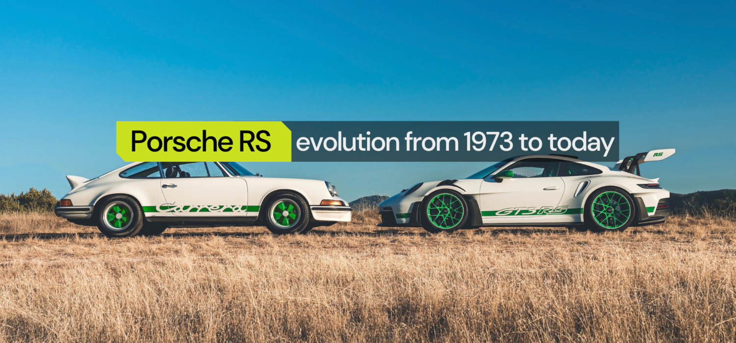 Porsche RS evolution from 1973 to today