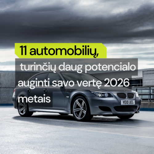 11 automobilių, turinčių daug potencialo auginti savo vertę 2026 metais