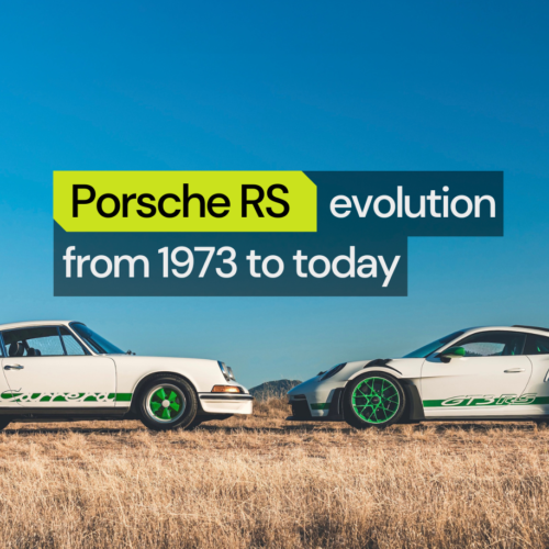 Porsche RS evolution from 1973 to today