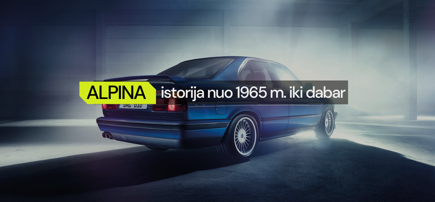 ALPINA evoliucija nuo 1965 m. iki dabar
