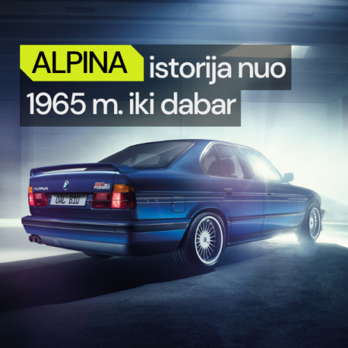 ALPINA evoliucija nuo 1965 m. iki dabar
