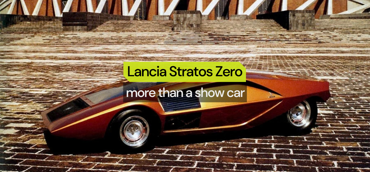 Lancia Stratos Zero: more than a show car