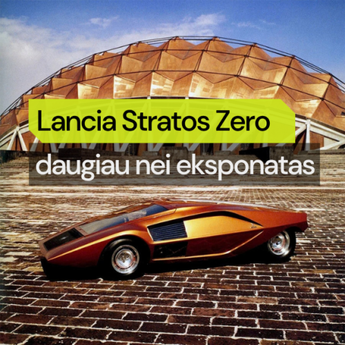 Lancia Stratos Zero: daugiau nei eksponatas