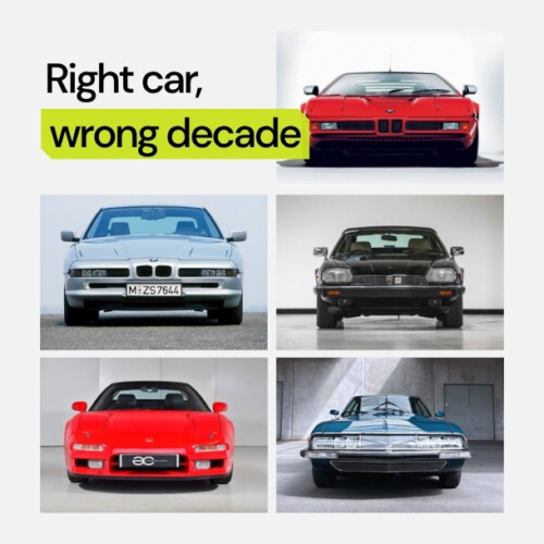 Right car, wrong decade: 5 outcasts that rewrote the collector market